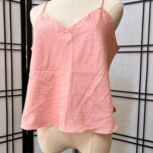 Vintage Camisole Shorts Sleep Set Pink 80s Beauty Interludes Size Large